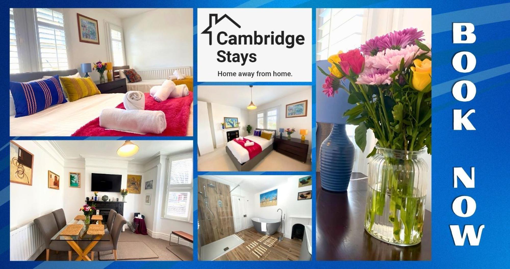 Cambridge Stays 3Br House, Easy Walk To City Center, 2 Showers, Garden, 2 Free Parking Spaces Zewnętrze zdjęcie